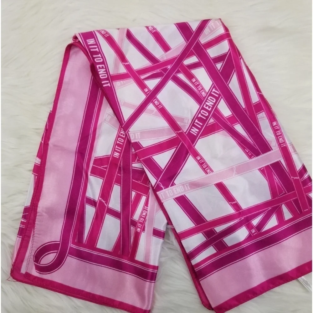 Avon Pink Ribbon In It To End It Scarf Wrap